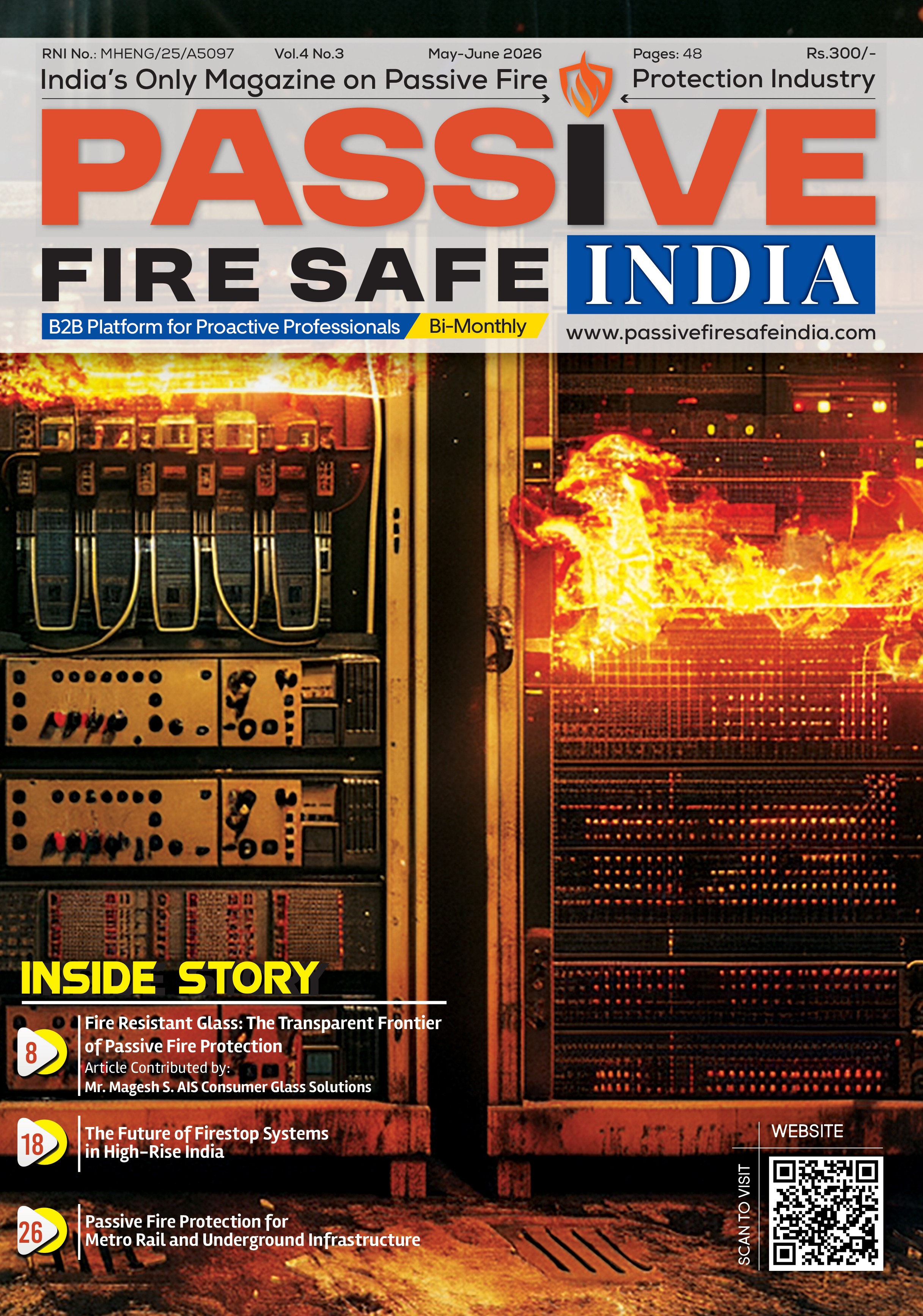 Passive Fire Safe India Magazine May June 2026 Front Cover